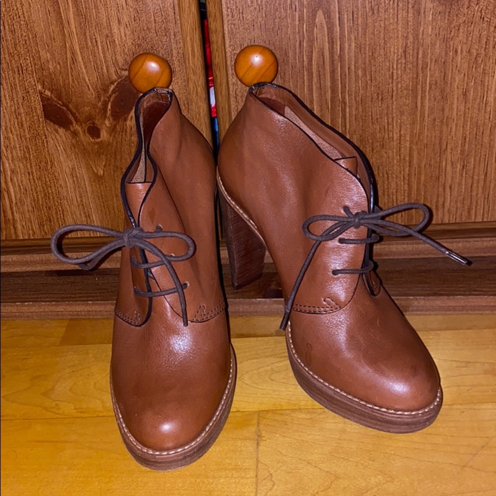 Cole Haan leather ankle boot with Nike Air